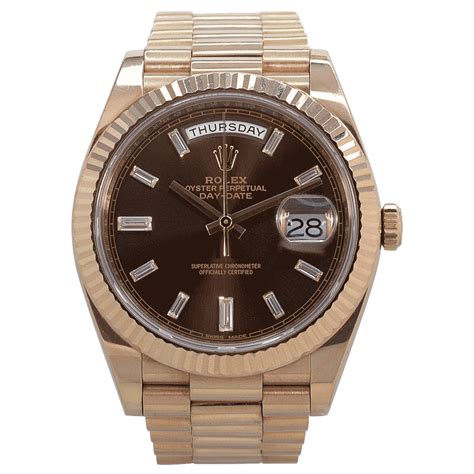 rolex oyster perpetual day date rose gold